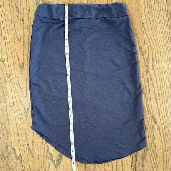 Sundry Women’s Asymmetrical Pull On Casual Blue Cotton Skirt Size 0 - Picture 6 of 10